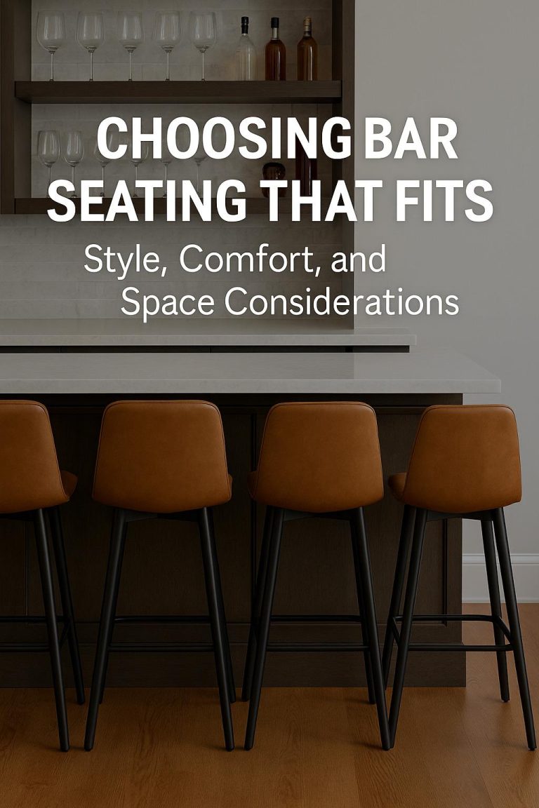 Choosing Bar Seating That Fits
